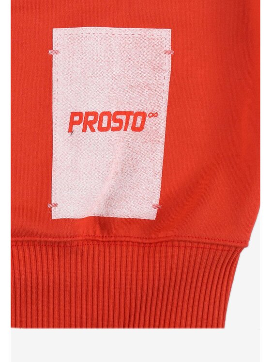 PROSTO. PROSTO. Bluza Bomb Czerwony Oversize