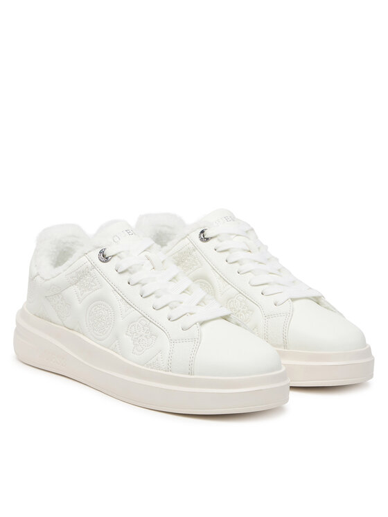 Guess Guess Sneakersy FLFES2 FAB12 Bílá