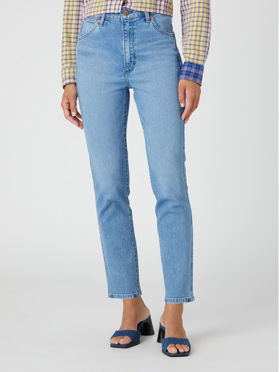 Wrangler Wrangler Džinsai Walker 677 W2HC68228 112332362 Mėlyna Slim Fit