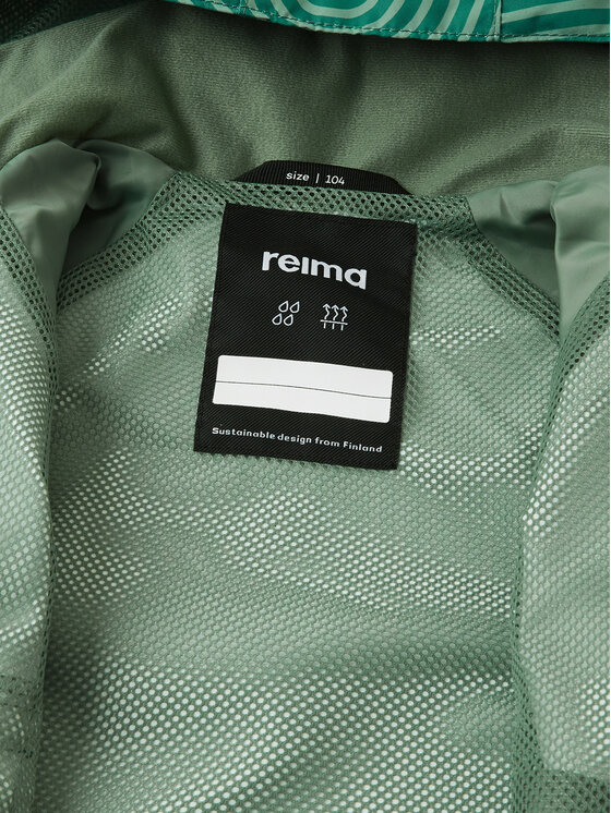 Reima Reima Vodootporna jakna Schiff 5100169B Zelena Regular Fit
