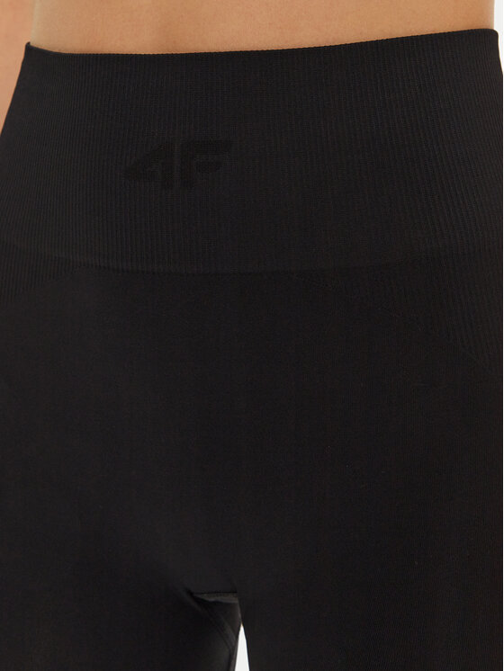 4F 4F Lenjerie de corp termoactivă partea de jos 4FWAW24USEAF153 Negru Slim Fit