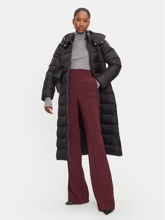 Fracomina Fracomina Cappotto invernale FR24WC3005O42301 Nero Regular Fit