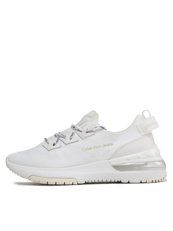 Calvin Klein Jeans Calvin Klein Jeans Sneakers Sporty Run Comfair Fluo Contr Wn YW0YW00938 Bianco