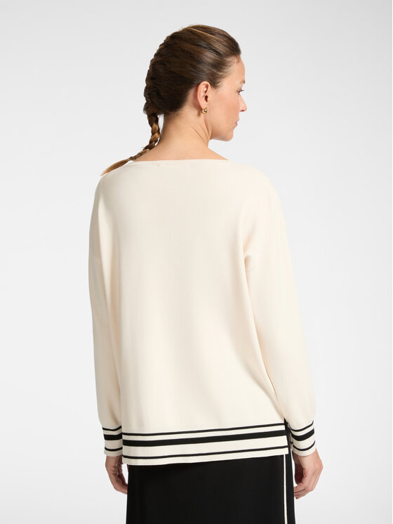 Elena Mirò Elena Mirò Maglione M453Z000581N0A2 Bianco Regular Fit