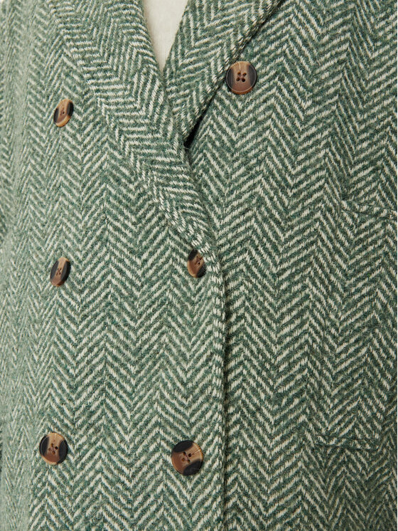 Pepe Jeans Pepe Jeans Volneni plašč Camille PL402462 Zelena Regular Fit
