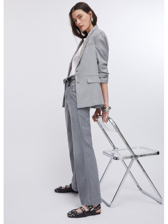 Liu Jo Liu Jo Jeans UA6162D027587487 Grigio Regular Fit