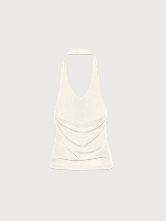 La Mania La Mania Top MILEY Biały Classic Fit