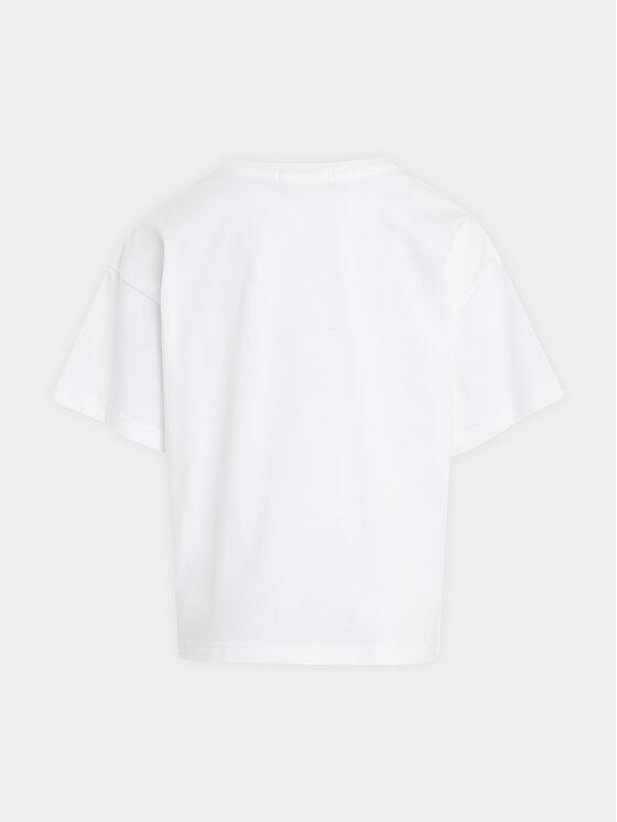 Calvin Klein Jeans Calvin Klein Jeans T-krekls Serenity IG0IG02434 Balts Boxy Fit