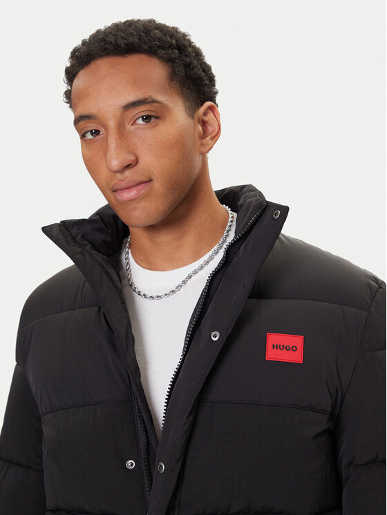HUGO HUGO Télikabát Balto2541 50547887 Fekete Regular Fit