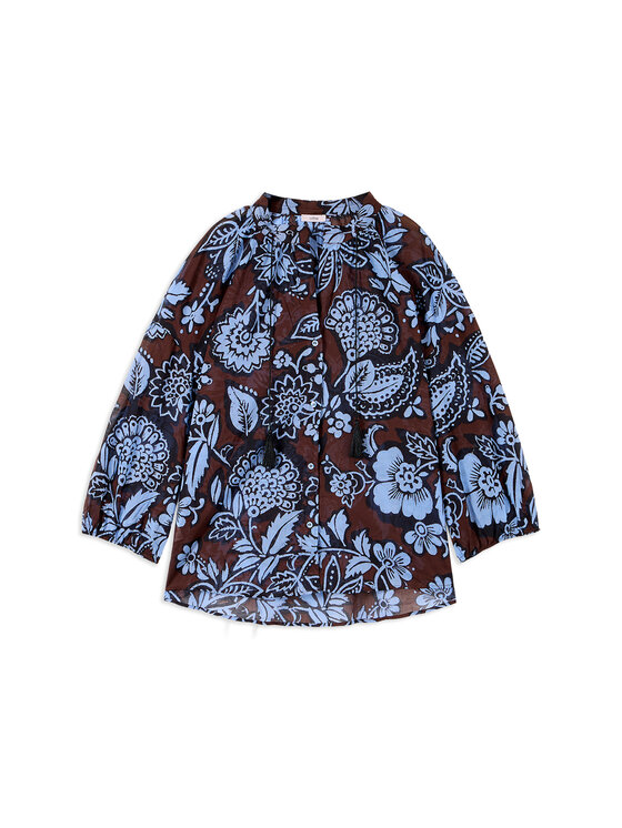 Oltre Oltre Koszula 5012E100136N0Z2 Brązowy Regular Fit