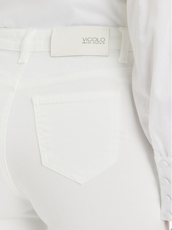 ViCOLO ViCOLO Джинси DB5057 Білий Wide Fit