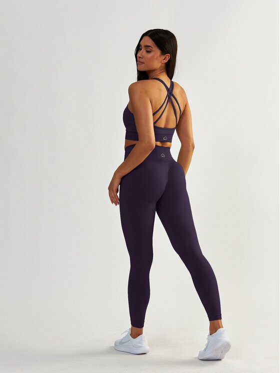 BeShaped BeShaped Biustonosz sportowy Gym Queen Fioletowy
