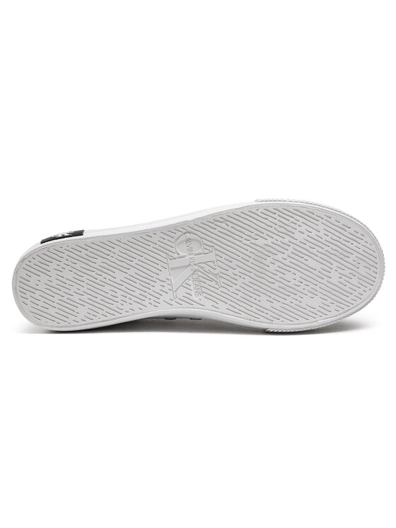 Calvin Klein Jeans Plátenky Vulcanized Sneaker Laceup Co YM0YM00014 Biela •  Modivo.sk