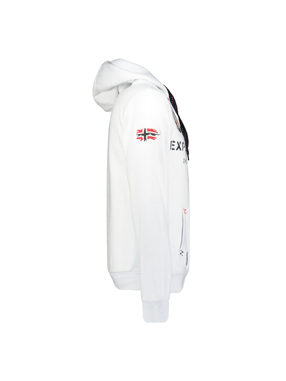 Geographical Norway Geographical Norway Bluza WT1885H/GN-WHITE Biały Reglan Fit