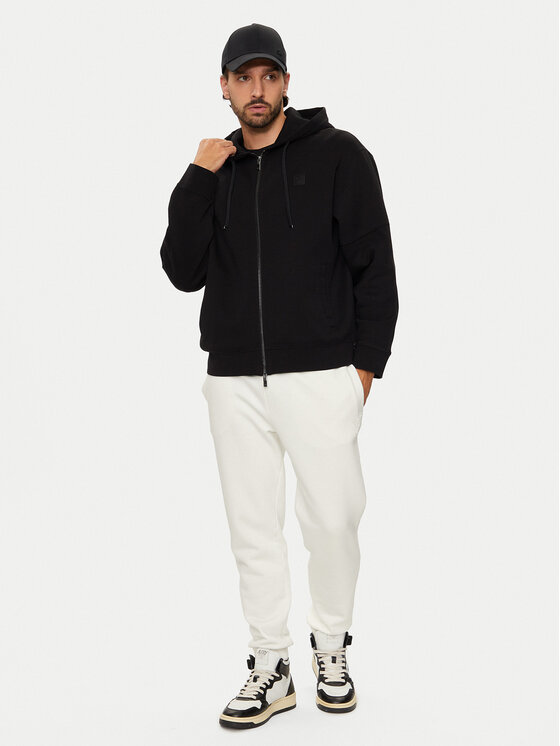 Armani Exchange Armani Exchange Mikina 6DZMHD ZJNPZ 1200 Černá Regular Fit