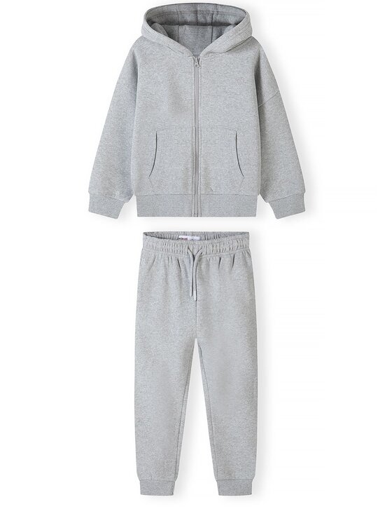 minoti minoti Komplet dresowy 33FLEECE295 Szary jasny Regular Fit