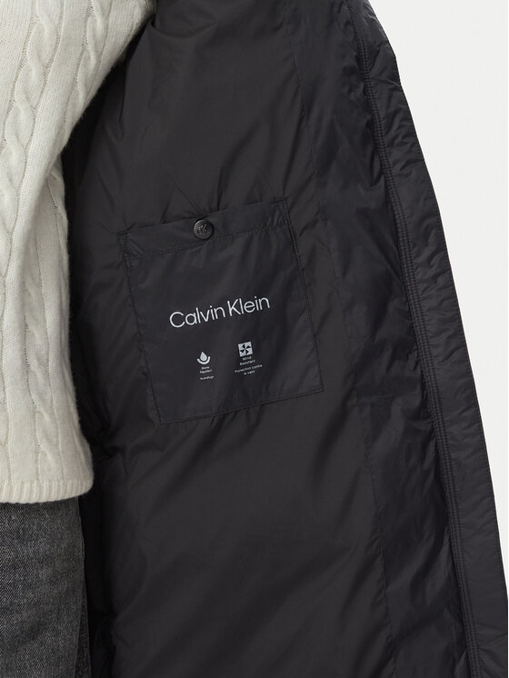 Calvin Klein Jeans Calvin Klein Jeans Пухено яке LV047H502G Черен Regular Fit