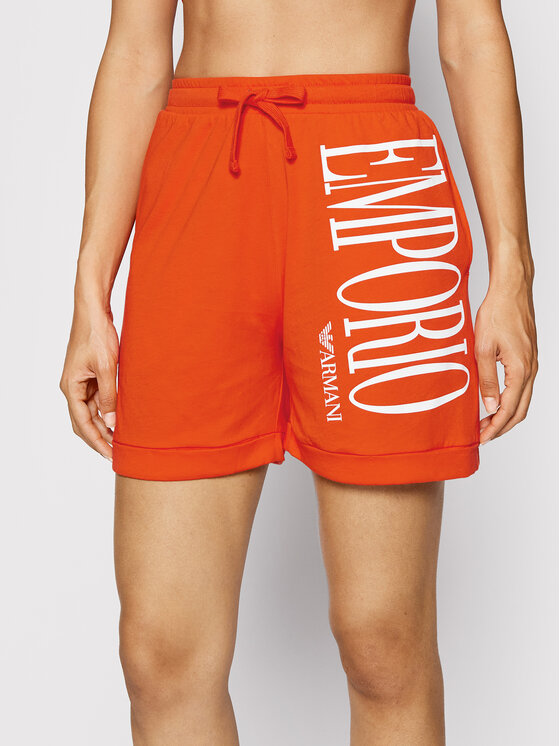 Emporio Armani Športne kratke hlače 262723 2R340 17062 Oranžna Regular Fit