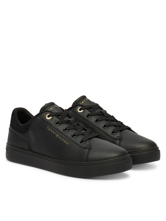 Tommy Hilfiger Tommy Hilfiger Снікерcи Casual Cupsole Sneaker FW0FW09020 Чорний