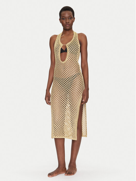 Chantelle Plážové šaty Pulp Metallic C22RW0 Béžová Regular Fit
