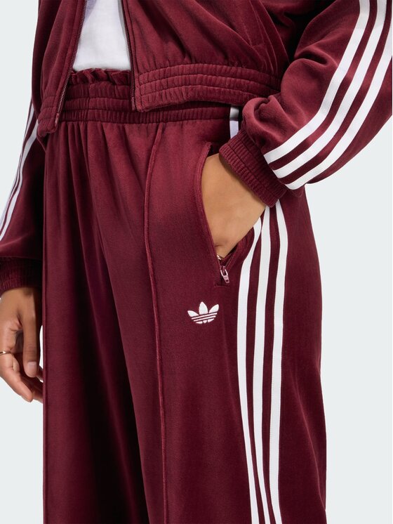 adidas adidas Spodnie dresowe 172281 Czerwony ciemny Loose Fit