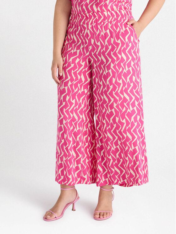 Fiorella Rubino Fiorella Rubino Pantaloni di tessuto P000L002276N0S9 Rosa Regular Fit