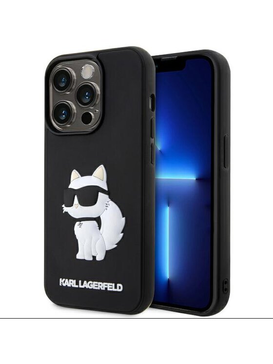Etui na telefon KARL LAGERFELD, Czarne, iPhone 14 Pro