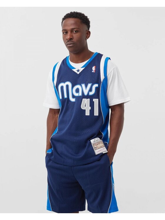 Mitchell & Ness Mitchell & Ness Tank top NBA SWINGMAN DALLAS MAVERICKS DIRK NOWITZKI Modrá Regular Fit