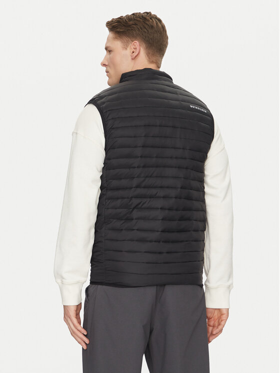 Quiksilver Quiksilver Елек Scalysleeveless Jckt EQYJK04009 Черен Regular Fit