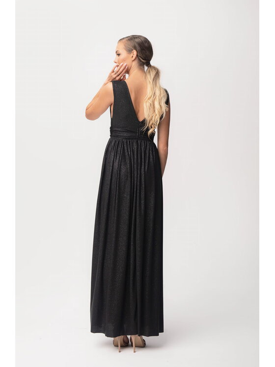 Aurora Aurora Sukienka koktajlowa Aurelia Stardust Czarny Feminine Fit
