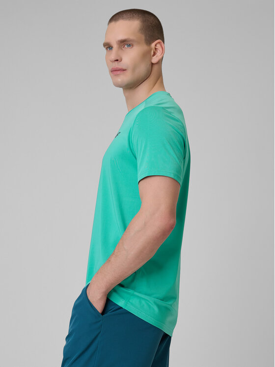 4F 4F Koszulka techniczna MULTI ACTIVE Turkusowy Regular Fit