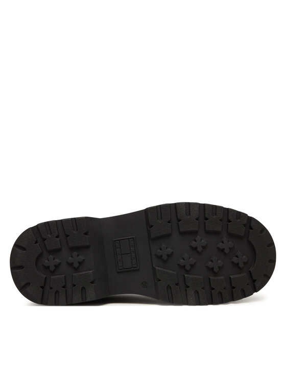 Tommy Jeans Tommy Jeans Botine Tjw Chunky Shiny EN0EN02848 Negru