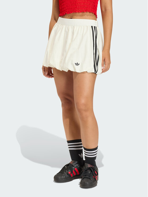 adidas adidas Spódnica mini Balloon Biały Regular Fit