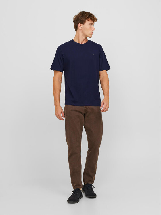 Jack & Jones Jack & Jones T-Shirt Paulos 12245087 Niebieski Standard Fit