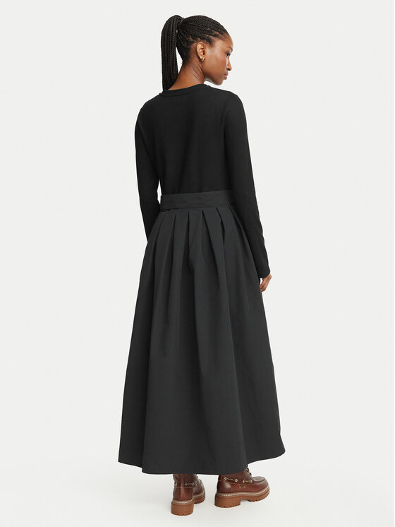 Weekend Max Mara Weekend Max Mara Kasdieninė suknelė Carioca 2625626042 Juoda Regular Fit