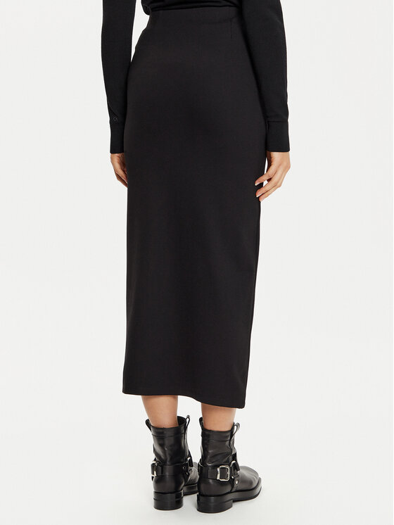 Karen by Simonsen Karen by Simonsen Maxi suknja Rebecca 10105102 Crna Slim Fit