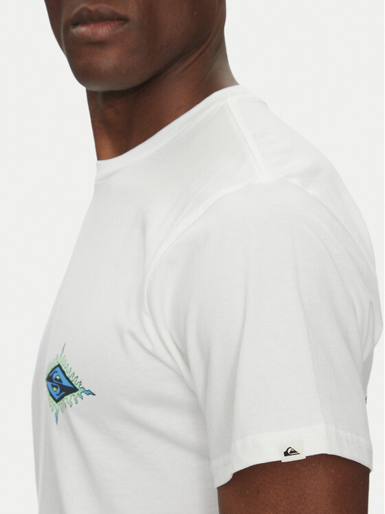 Quiksilver Quiksilver T-shirt EQYZT08046 Bijela Regular Fit