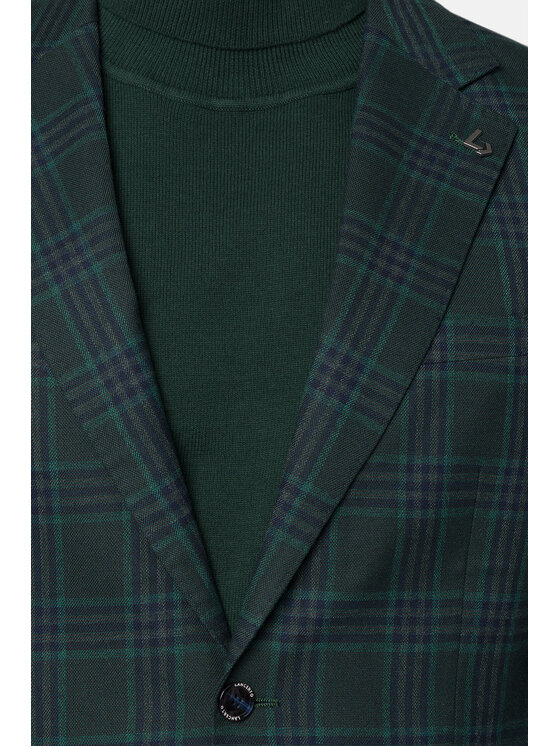 Lancerto Lancerto Marynarka Rochefort MA131223000004 Zielony Slim Fit
