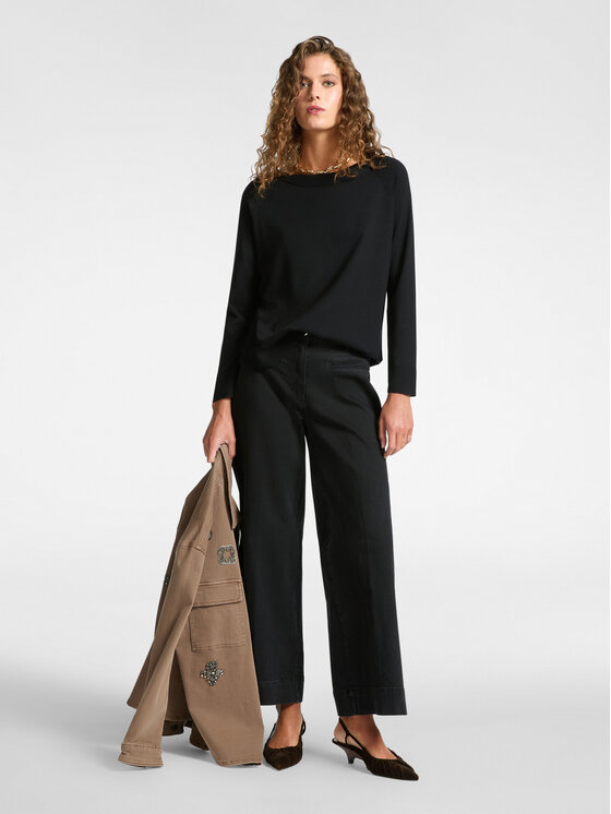 Elena Mirò Elena Mirò Maglione M525Z400547N033 Nero Regular Fit