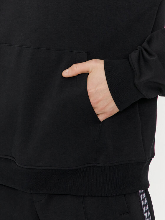 HUGO Hugo Bluză Datechi 50510105 Negru Relaxed Fit
