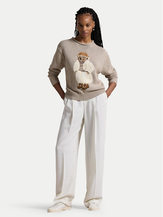 Polo Ralph Lauren Polo Ralph Lauren Пуловер 211947935001 Бежов Relaxed Fit