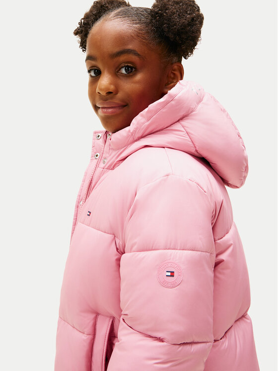 Tommy Hilfiger Tommy Hilfiger Žieminė striukė KG0KG08861 D Rožinė Regular Fit