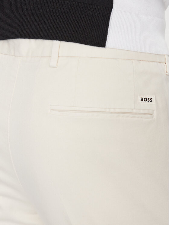 BOSS Boss Chino hlače Kaito1 50487966 Bela Slim Fit