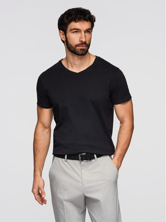 Ombre Ombre Komplet t-shirtów OM-TSBS-0281 Kolorowy Regular Fit