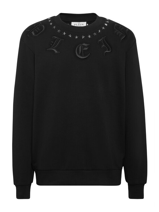 PHILIPP PLEIN PHILIPP PLEIN Bluza 24907 Czarny Regular Fit