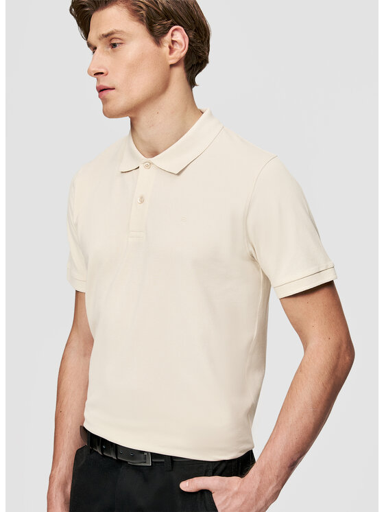 Pako Lorente Pako Lorente Polo P26SF-TX-002 Écru Classic Fit