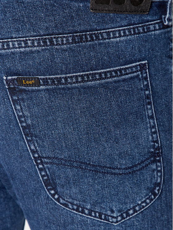 Lee Lee Jeans hlače 112342252 Mornarsko modra Slim Fit