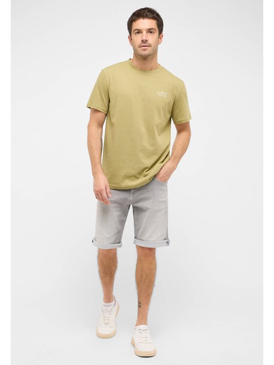 Mustang Mustang Pantaloncini di jeans Style Chicago Grigio Slim Fit