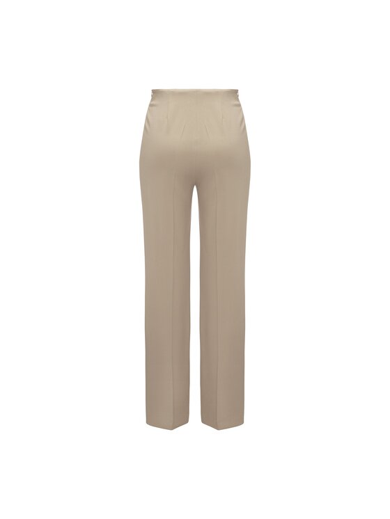 La Mania La Mania Pantalone da abito ROMANTIC Beige Casual Fit
