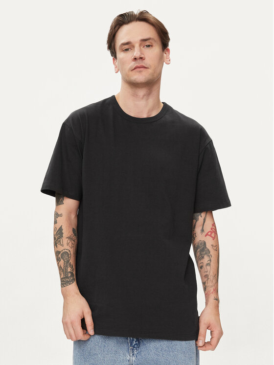 Vans Tričko Off The Wall Ii Ss VN000G3W Čierna Regular Fit